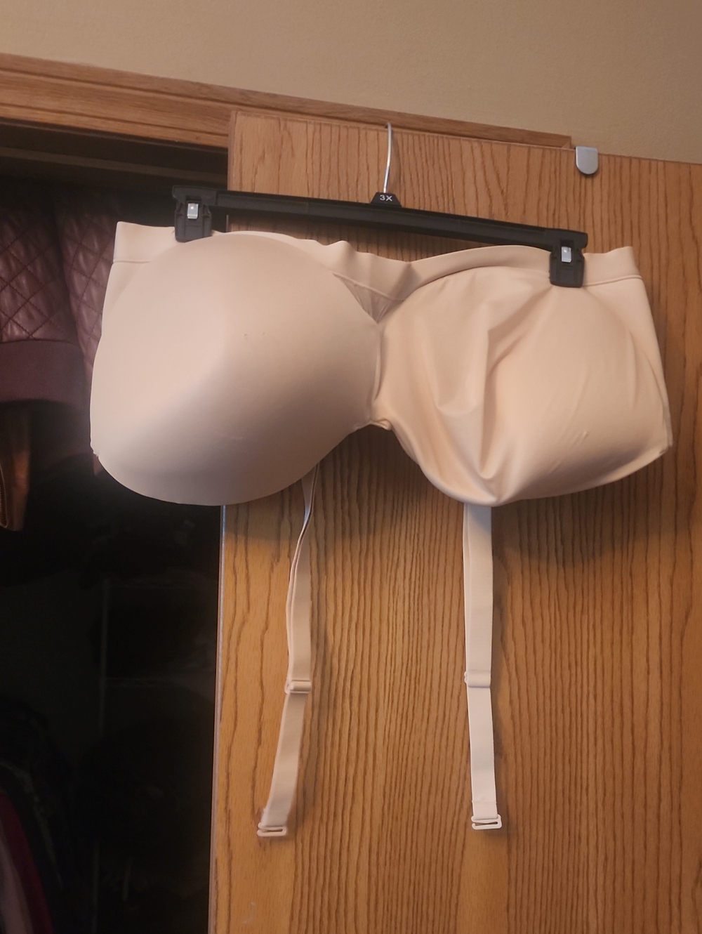 Cacique Strapless Padded Bra in Nude